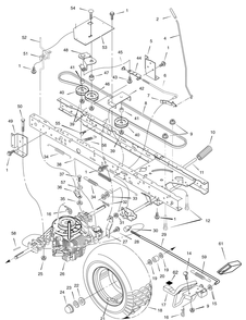 Part Location Diagram of 094045ZMA Briggs and Stratton Latch-parking brake